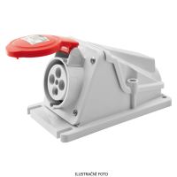 EST G GW62492 ZÁSUVKA  NÁST. 90ST. 3PÓL.+E 32A 400V 6H IP44