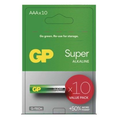 Alkalická baterie GP Super AAA (LR03), B0111G