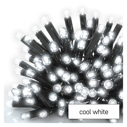 Profi LED spojovací řetěz černý – rampouchy, 3 m, venkovní, studená bílá, 1550022004