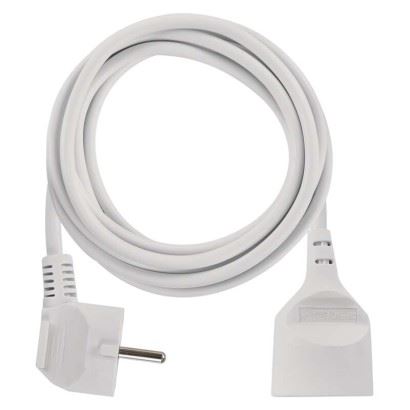 Prodlužovací kabel 3 m / 1 zásuvka / bílý / PVC / 1,5 mm2, P0113R
