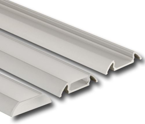 MCLED PROFIL AL PŘISAZ. 30X7MM, MATNÝ DIFUZOR KOMPLET 2M ML-761.016.02.2