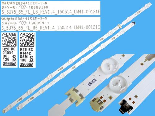 LED podsvit 1348mm sada Samsung BN96-39665A + BN96-39666A / LED Backlight 1348mm - 14 D-LE