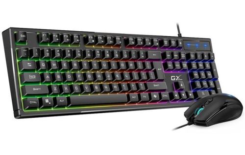 Genius GX GAMING Scorpion KM-GX6, Set klávesnice a myši, drátový, CZ+SK layout, USB, Copil