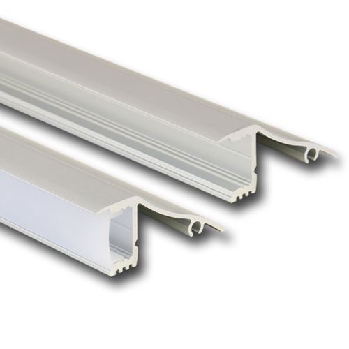 MCLED PROFIL AL NÁST. 18X41MM, MATNÝ DIFUZOR, KOMPLET 2M ML-761.063.02.2