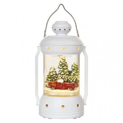 LED vánoční lucerna, 19,5 cm, 3x AA, vnitřní, teplá bílá, časovač, 1550000067