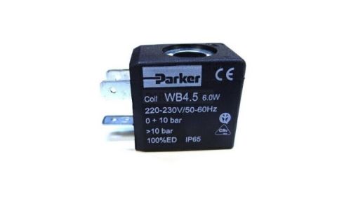 Cívka elektroventilu PARKER, WB4.5, 0-10bar, 6W, 230V, 50/60Hz