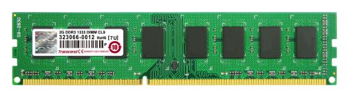 Transcend paměť 2GB DDR3 1333 U-DIMM (JetRam) 2Rx8 CL9