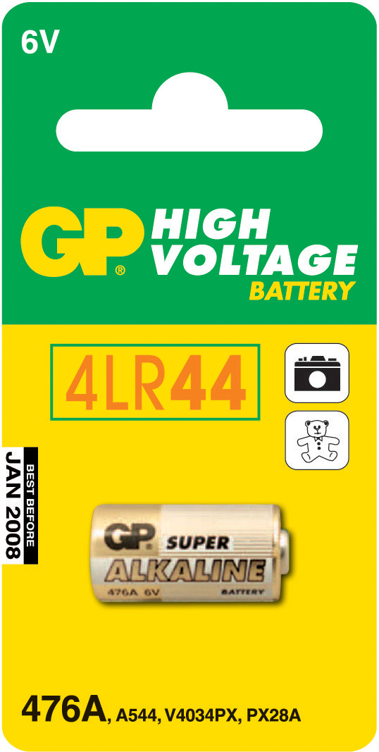 Alkalická speciální baterie GP 476AF (4LR44) 6 V, 1021047612