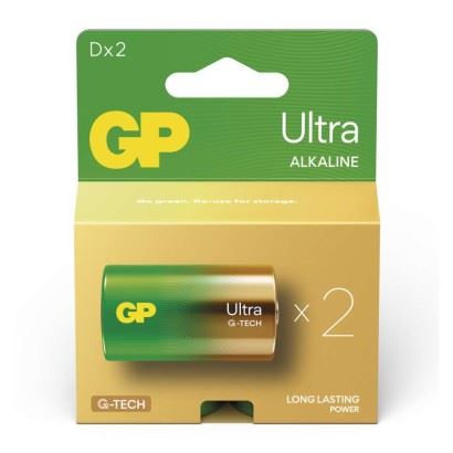 Alkalická baterie GP Ultra D (LR20), B02412