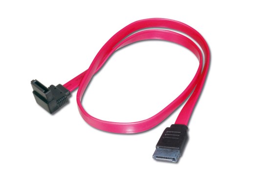 Digitus SATA II/III připojovací kabel, L-typ ,90°