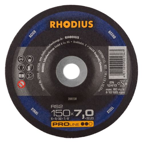 RHO KOTOUČ BRUSNÝ RS2 150X7,0X22,23 200238