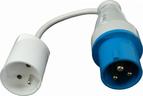 DK ADAPTÉR ŠŇŮROVÝ Z VIDLICE 1632 NA ZÁSUVKU 230V IP44 SA-1