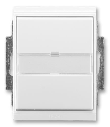 ABB TIME, ELEMENT 3558E-A06910 03 PŘEPÍNAČ STŘÍDAVÝ S POPISOVÝM POLEM ŘAZENÍ 6 IP44 BÍLÁ/B