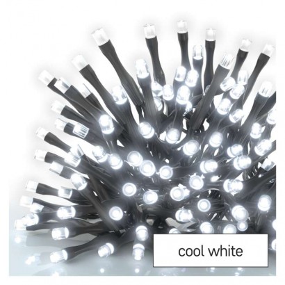 Standard LED spojovací vánoční řetěz, 5 m, venkovní i vnitřní, studená bílá, 1550012001