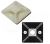 WAP PŘÍCHYTKA M-A-19 (HW-3AC) SAMOLEP. 19,5X19,5MM PRO PÁSKY VÁZ. DO Š:4,6MM, PŘÍRODNÍ