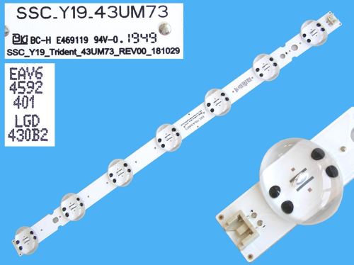 LED podsvit 425mm sada LG AGM76872401 celkem 3 kusy / DLED Backlight 43UM73 - 7 D-LED, SSC