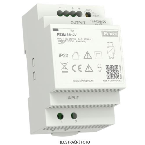 ELK ZDROJ PS3M-60 24V DC 60W 8052
