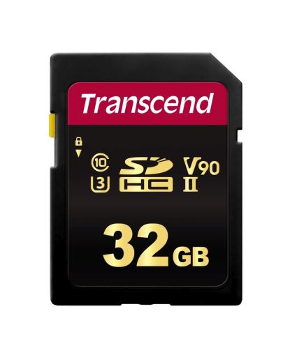Transcend 32GB SDHC 700S (Class 10) UHS-II U3 V90 MLC paměťová karta, 285 MB/s R, 180 MB/s