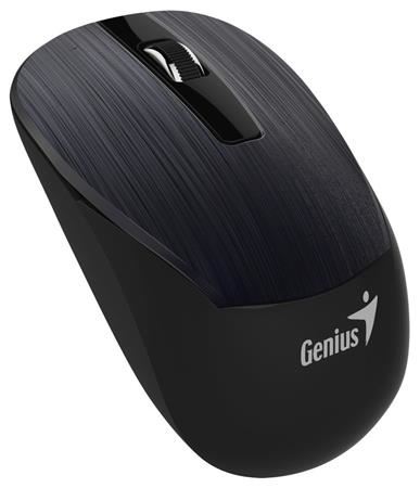 Genius NX-7015 černá, Myš, bezdrátová, optická, 1600DPI, 3 tlačítka, Blue-Eye senzor, USB,