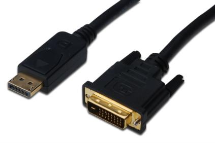 Digitus DisplayPort připojovací kabel, DP/M- DVI (