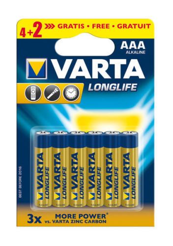 Baterie VARTA LONGLIFE AAA 6ks