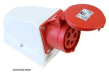 SM PCE 923-6 3P/32A/230V ZÁSUVKA NÁSTĚNNÁ TURBO TWIST