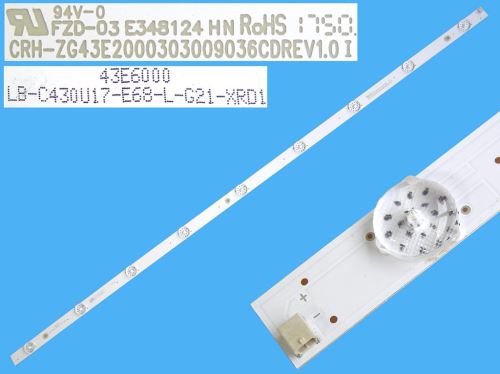 LED podsvit 838mm sada ChangHong celkem 3 pásky / DLED Backlight 838mm - 9 D-LED, CRH-ZG43