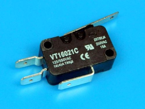MW MS300 Mikrospínač do mikrovlnné trouby s páčkou VT16021C   