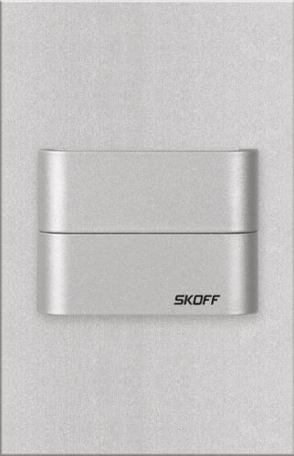 SKOFF LED nástěnné svítidlo MS-TDU-G-W-1 DUO TANGO SHORT hliník(G) studená(W