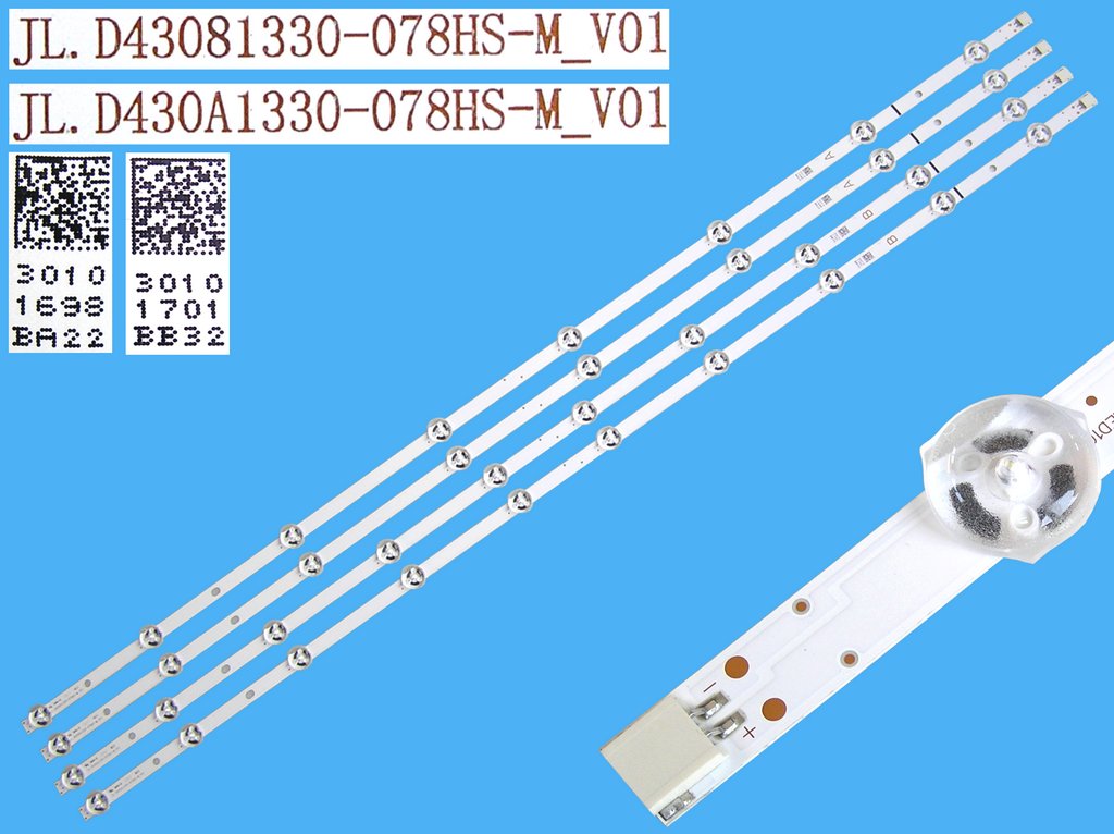 LED podsvit sada LG AGM76110502AL celkem 8 pásků /