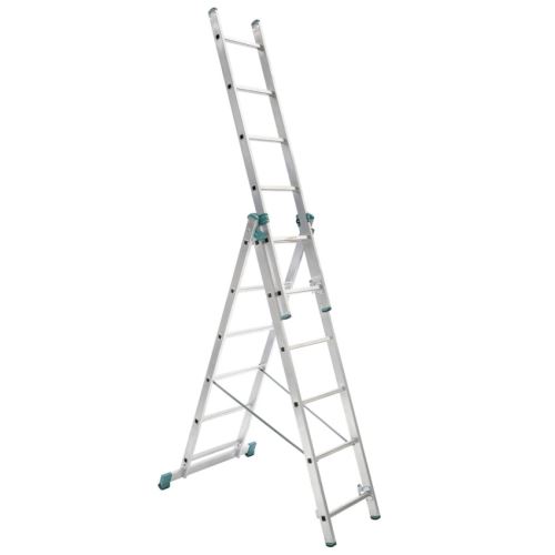 ALVE ŽEBŘÍK 3-DÍLNÝ UNIVERZÁLNÍ EUROSTYL NOSNOST 150KG NÁŠLAPY 3X6 3,52M 1,23M 7606