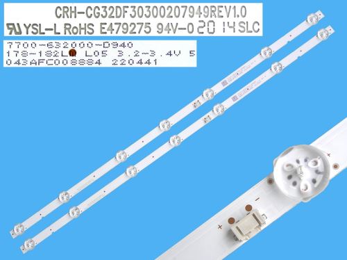 LED podsvit sada TV32" - D celkem 2 pásky 545mm / DLED TOTAL ARRAY CRH-GC32DF30300207949RE
