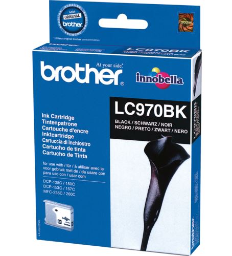 Brother LC-970BK (inkoust černý, 350 str.@ 5%, draft)