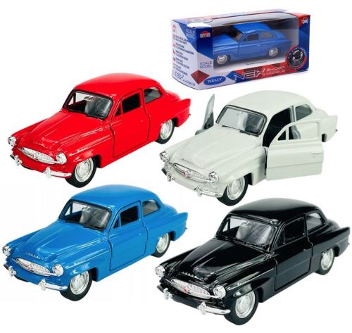 Welly ŠKODA Octavia (1959) auto oficiální model 1:34 kov 11,5cm na volný chod