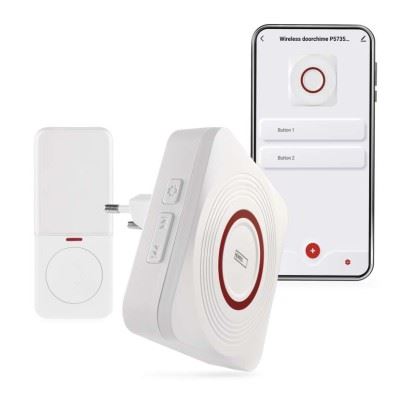 GoSmart Domovní bezdrátový zvonek P5735WS do zásuvky s WiFi, P5735WS