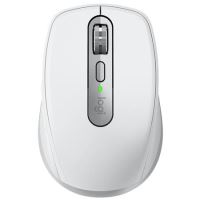 Logitech myš MX Anywhere 3S - bezdrátová/bluetooth/darkfield/6 tlačítek/8000dpi/usb-c/tichá/světle šedá 910-006930