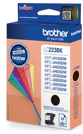 Brother LC-223BK (inkoust black,600 str.@ 5%  draft)