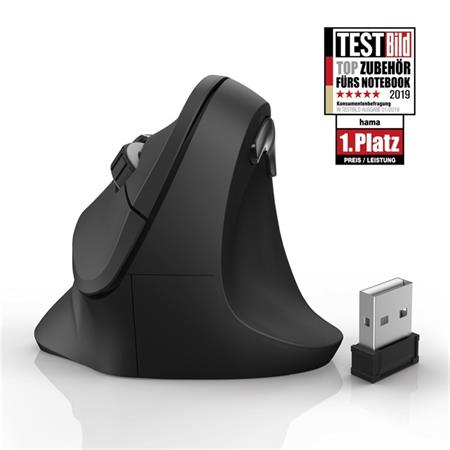Hama vertikální ergonomická bezdrátová myš EMW-500