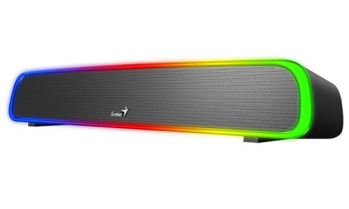 Genius USB SoundBar 200BT, Reproduktor, soundbar, 4W, RGB podsvícení, Bluetooth, 3,5mm jac