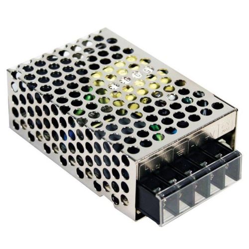 MEANWELL ZDROJ AC/DC RS-25-12 25W VSTUP 85-264V AC, 120-370V DC VÝSTUP 12V 0-2.1A 10733