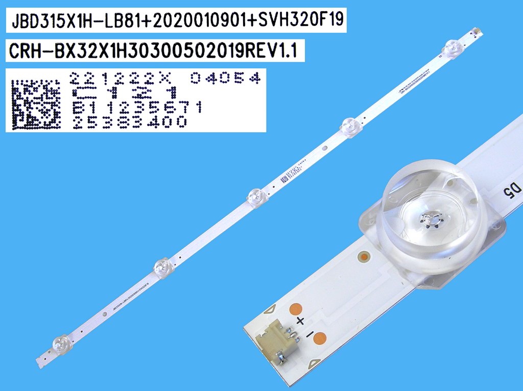 LED podsvit 538mm, 5LED / DLED Backlight 538mm - 5DLED CRH-BX32X1H30300502019 Rev1.1 / J