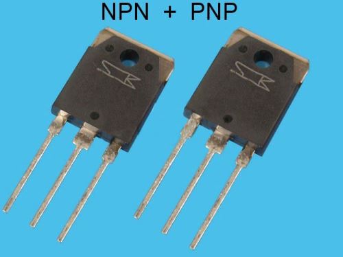 MN2488 + MP1620  pár pro NF výkonové zesilovače