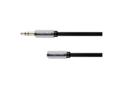 Kabel Jack 3,5mm konektor/Jack 3,5mm zdířka 1,8m KRUGER & MATZ KM0316