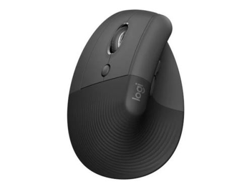 Logitech Lift Vertical Ergonomic Mouse - Grafitová pro LEVÁKY, 400-4000dpi, 6 tlačítek, bl
