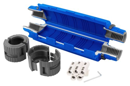 ELEM SPOJKA KABEL. SHARK 6803A SIXEIGHT IP68 5X 10 -25MM2 GELOVÁ+SVORKA 5458