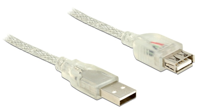 Delock Prodlužovací kabel USB 2.0 Typ-A samec > US