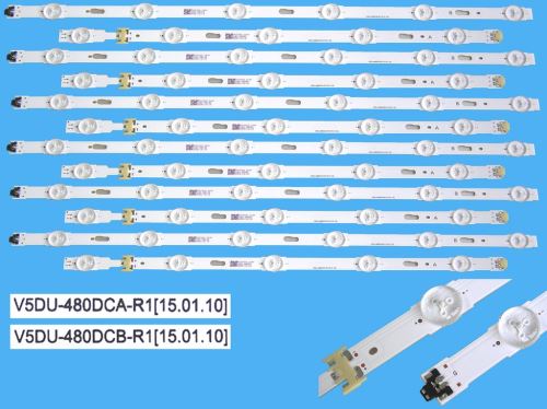 LED podsvit sada Samsung 48" celkem 12 pásků / LED Backlight 1005mm 6ks BN96-34793A V5DU-4