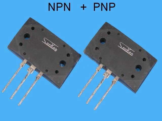 MN1715 + MP1715 / 2SD2401 + 2SB1570 pár pro NF výkonové zesilovače