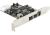 DeLock PCI Express x1 FW A+B 2+1 Port  89153