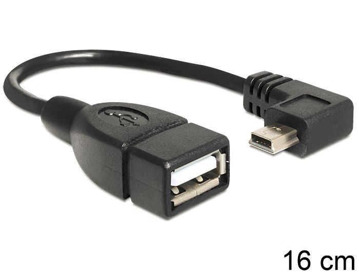 Delock kabel USB mini samec > USB 2.0-A samice OTG